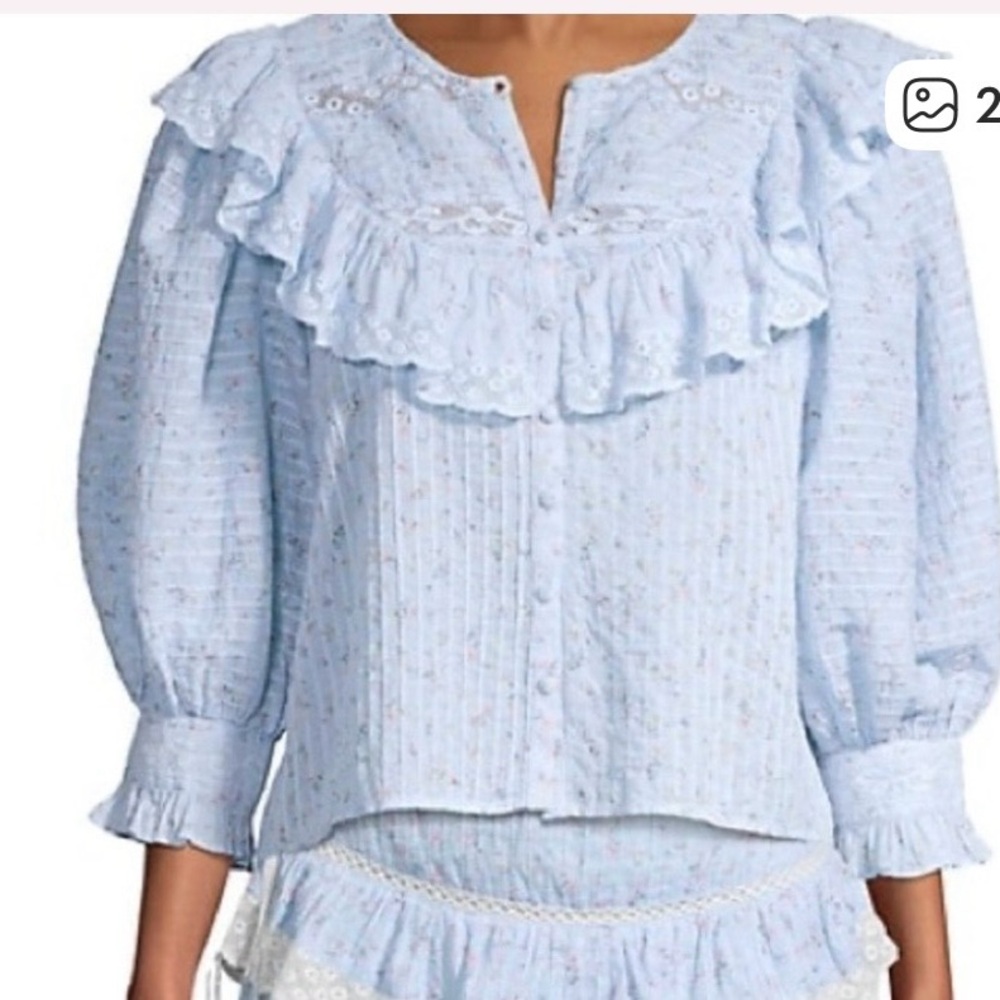 LoveShackFancy Ruffle top